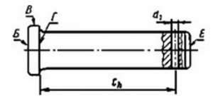 Ось 6-16h11x45.45 ц9 ГОСТ 9650-30 Ось 6-16h11x45.45 ц9 ГОСТ 9650-30